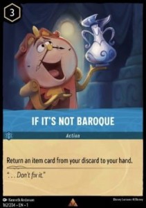Disney Lorcana: If It's Not Baroque (1TFC)
