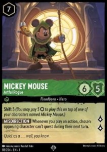 Disney Lorcana: Mickey Mouse - Artful Rogue (V.1) (1TFC)