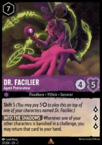 Disney Lorcana: Dr. Facilier - Agent Provocateur (1TFC)