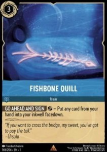 Disney Lorcana: Fishbone Quill (1TFC)