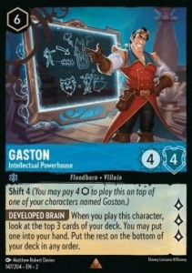 Disney Lorcana: Gaston - Intellectual Powerhouse (2ROF)