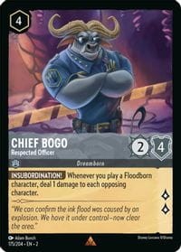 Disney Lorcana: Chief Bogo - Respected Officer (2ROF)