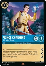 Disney Lorcana: Prince Charming - Heir to the Throne (2ROF)