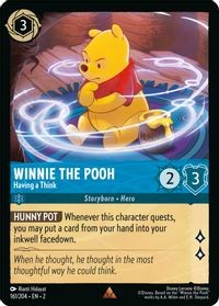Disney Lorcana: Winnie the Pooh - Having a Think (2ROF)