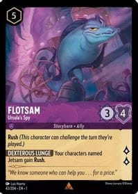 Disney Lorcana: Flotsam - Ursula's Spy (1TFC)