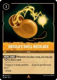 Disney Lorcana: Ursula's Shell Necklace (1TFC)