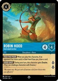 Disney Lorcana: Robin Hood - Unrivaled Archer (1TFC)