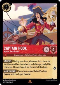 Disney Lorcana: Captain Hook - Master Swordsman (3INK)