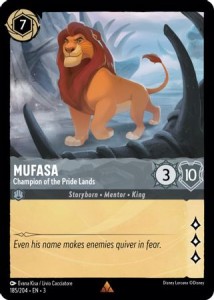 Disney Lorcana: Mufasa - Champion of the Pride Lands (3INK)
