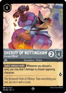 Disney Lorcana: Sheriff of Nottingham - Corrupt Official (3INK)