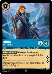 Disney Lorcana: Anna - True-Hearted (4URS)