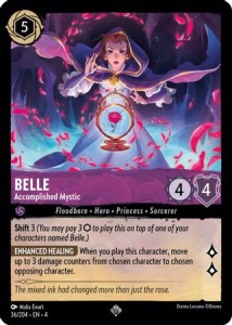 Disney Lorcana: Belle - Accomplished Mystic (4URS)