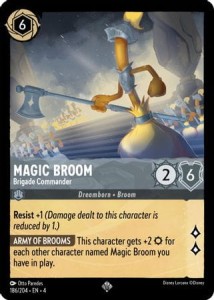 Disney Lorcana: Magic Broom - Brigade Commander (4URS)