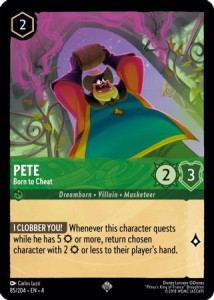 Disney Lorcana: Pete - Born to Cheat (4URS)