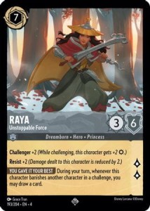 Disney Lorcana: Raya - Unstoppable Force (4URS)
