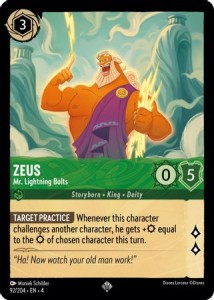 Disney Lorcana: Zeus - Mr. Lightning Bolts (4URS)