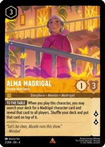 Disney Lorcana: Alma Madrigal - Family Matriarch (4URS)