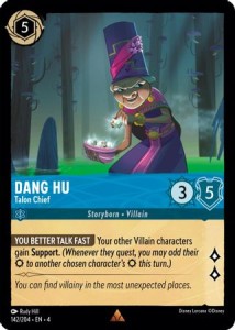 Disney Lorcana: Dang Hu - Talon Chief (4URS)