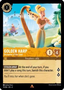 Disney Lorcana: Golden Harp - Enchanter of the Land (4URS)