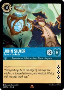 Disney Lorcana: John Silver - Terror of the Realm (4URS)
