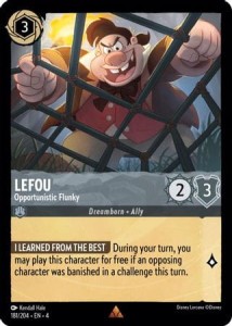 Disney Lorcana: LeFou - Opportunistic Flunky (4URS)