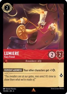 Disney Lorcana: Lumiere - Fiery Friend (4URS)