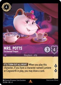 Disney Lorcana: Mrs. Potts - Enchanted Teapot (4URS)