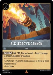 Disney Lorcana: RLS Legacy's Cannon (4URS)