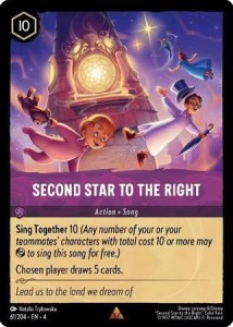 Disney Lorcana: Second Star to the Right (4URS)