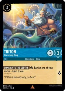 Disney Lorcana: Triton - Discerning King (4URS)