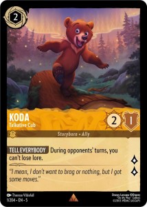 Disney Lorcana: Koda - Talkative Cub (5SSK)