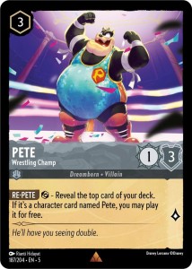 Disney Lorcana: Pete - Wrestling Champ (5SSK)