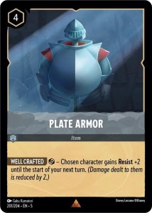 Disney Lorcana: Plate Armor (5SSK)