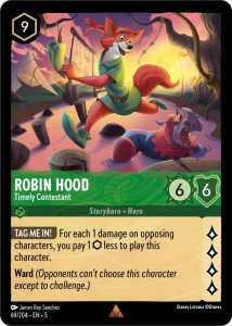 Disney Lorcana: Robin Hood - Timely Contestant (5SSK)