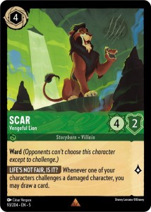 Disney Lorcana: Scar - Vengeful Lion (5SSK)