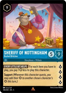 Disney Lorcana: Sheriff of Nottingham - Bushel Britches (5SSK)