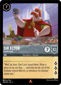 Disney Lorcana: Sir Ector - Castle Lord (5SSK)