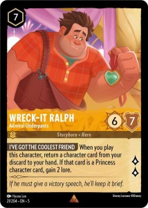 Disney Lorcana: Wreck-It Ralph - Admiral Underpants (5SSK)