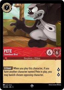 Disney Lorcana: Pete - Steamboat Rival (5SSK)