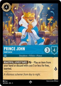 Disney Lorcana: Prince John - Gold Lover (5SSK)