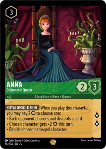 Disney Lorcana: Anna - Diplomatic Queen (5SSK)