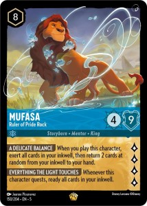Disney Lorcana: Mufasa - Ruler of Pride Rock (5SSK)
