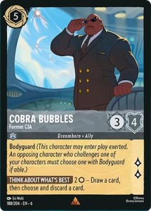 Disney Lorcana: Cobra Bubbles - Former CIA (6AZS)