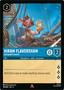 Disney Lorcana: Hiram Flaversham - Intrigued Inventor (6AZS)
