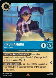 Disney Lorcana: Hiro Hamada - Team Leader (6AZS)