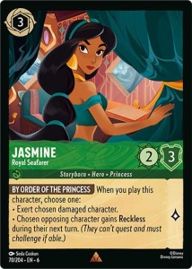 Disney Lorcana: Jasmine - Royal Seafarer (6AZS)