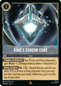 Disney Lorcana: King's Sensor Core (6AZS)