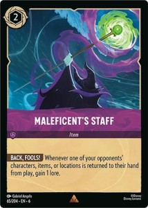 Disney Lorcana: Maleficent's Staff (6AZS)