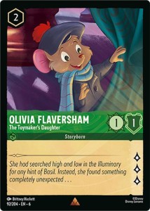 Disney Lorcana: Olivia Flaversham - The Toymaker's Daughter (6AZS)