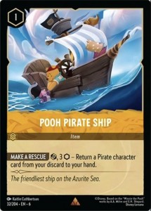 Disney Lorcana: Pooh Pirate Ship (6AZS)